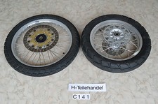 Felgen Räder Radsatz ruckgedämpft Enduro Husqvarna 610 410 TEE LT 21 17 Zoll H7