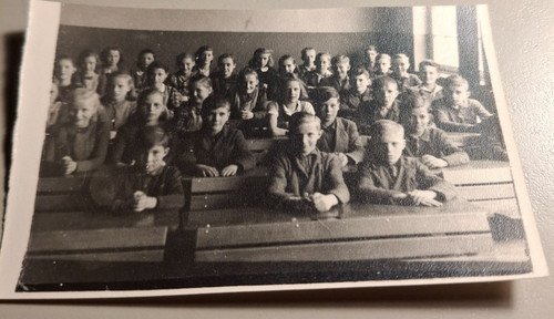 Altes foto vintage schüler - foto,