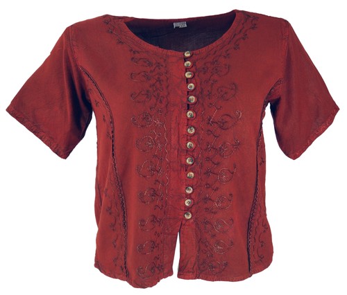 Kurzes blusentop boho chic - blusentop,