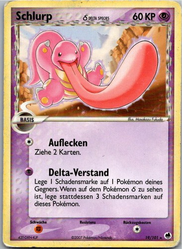 Pokémon schlurp 101 - schlurp, ex