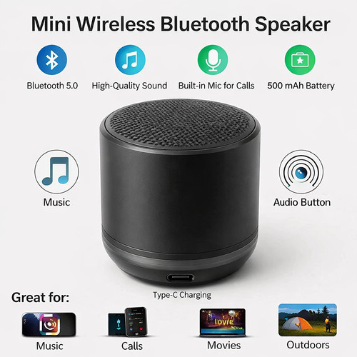 Mini bluetooth lautsprecher - mini,