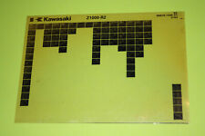 original Microfiche Kawasaki Z1000 KZ1000 R2 Bj. 1983 Explosionszeichnungen