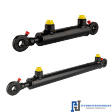 Hydraulikzylinder doppeltwirkend 25/16 mit Gelenkaugen 15mm, Hub von 100 bis 300