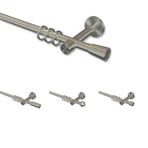 Gardinenstange edelstahl optik - gardinenstange,