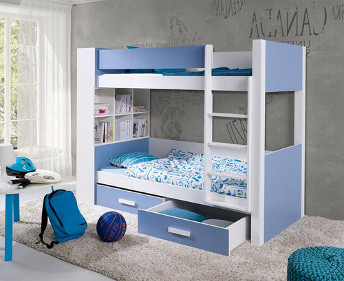 Hochbett bamisio jugendbett - hochbett,