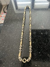 Gold Kette 585 14 KT 57,5g Bicolor Gelb- und Weißgold 67cm