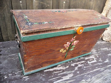 Truhe tramp Art für Puppen