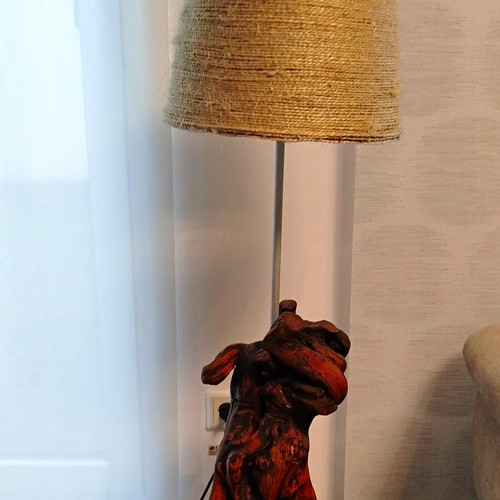 Stehlampe holzfuß - stehlampe,