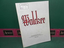 Walcker Hausmitteilung Nr.33