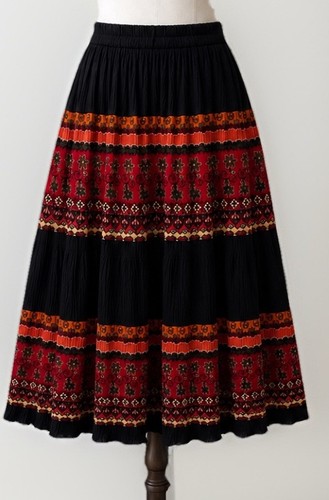 Vintage boho maxi rock 100 - vintage,