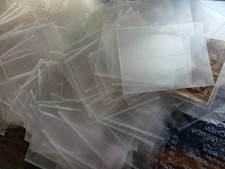 25€/kg - 800g  große klare Klemmtaschen für Briefmarken