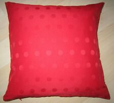 FABIANI Bezug rot "Punkte" für Sofakissen Dekokissen Kopfkissen 39x39 cm Sessel