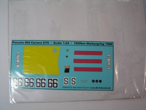 Decals porsche 904 - decals, 1:24