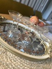 6 Eierlikörschalen Kristall