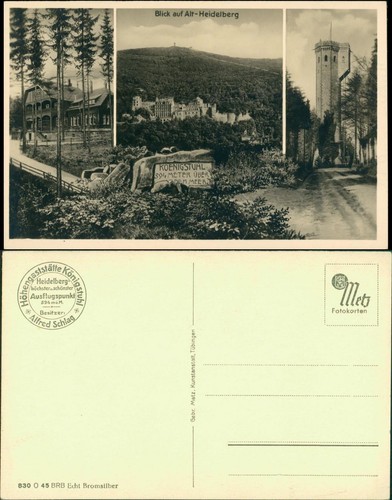 Ansichtskarte heidelberg - ansichtskarte,