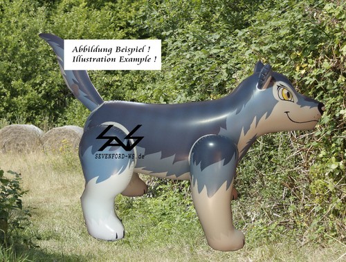 Inflatable wolf bouncy - wolf,