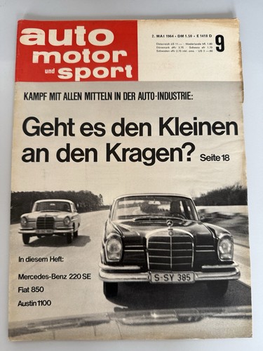 Zeitschrift auto motor und - motor,