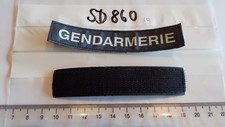 Polizei Frankreich Brustabzeichen Gendarmerie mit Klett (sd860)