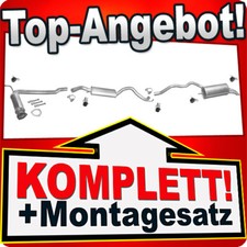 Auspuff für VW T4 TRANSPORTER IV 2.4 D 2.5 TDi SYNCRO SWB Auspuffanlage