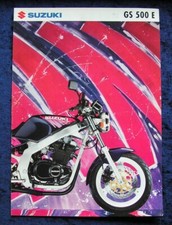 Suzuki GS 500 E Prospekt ca