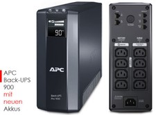 900VA 540W APC BR900GI USV UPS NOTSTROM STROMÜBERBRÜCKUNG ALLE AKKUS NEU V680