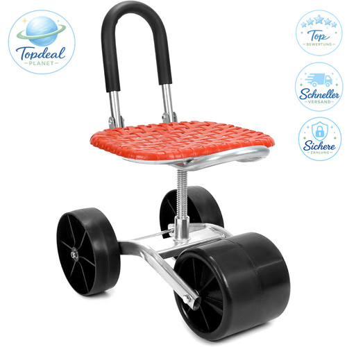 Gartenhocker mit rollen 360 - rollen, 360°