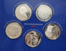 10 Euro Gedenkmünzen 2012 Set