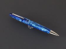 Montegrappa Elmo 01 Blue Cross Gentain Kugelschreiber Neu in OVP 