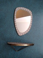 seltener Mosaik Spiegel und Ablage Regal 50er Jahre vintage Rockabilly