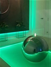 Kugelbrunnen 30 cm Edelstahl