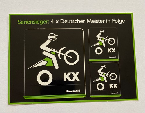 Kawasaki aufkleber set - aufkleber,