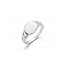 Sterling silber kinder - silber, ovaler