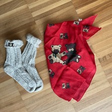 Trachtensocken und Tuch für Kinder, perfekt zur Lederhose (ca. Schuhgröße 31-35)