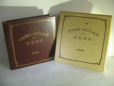 Minibuch Leder Etui-Atlas der