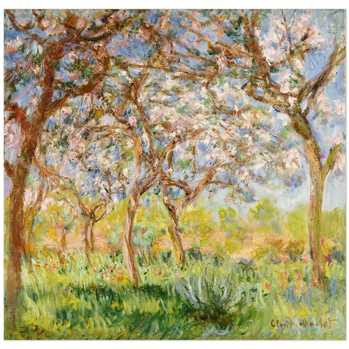 Claude monet frühling in - monet,,