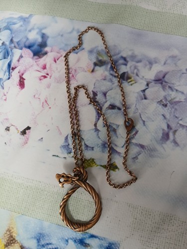 Bronzekette drache mit - bronzekette,