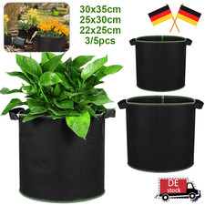 Hängen Filz Pflanzbeutel Erdbeer Pflanzsack Pflanztasche Pflanzsäcke mit Henkeln