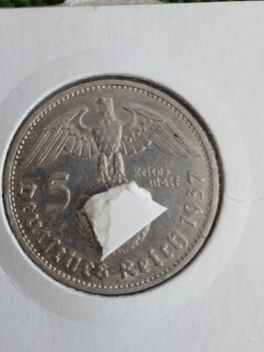 Reichsmark 1937 paul von - 5,