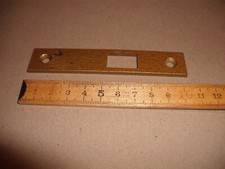 Flachschließblech Sicherheit  Schließblech Hacken- Zierkelriegel Schloss