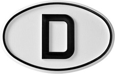 Hoch Relief D-Schild Emblem