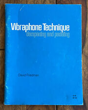 „Vibraphone Technique: Dampening and Pedaling“ von David Friedman, Jazz, Technik