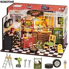 Rolife Garage Workshop 1:20 DIY Puppenhaus 3D Holz Puzzle Bauen Kind Geschenke