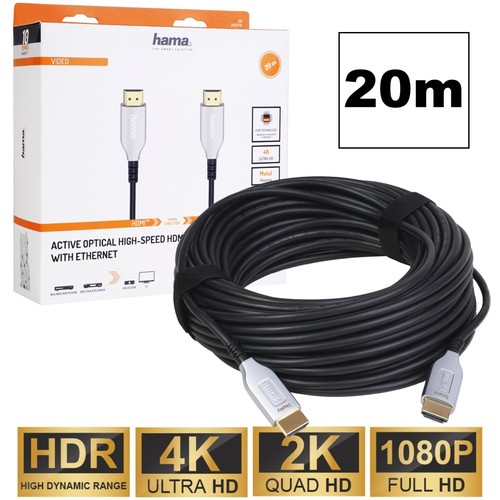Hama 20m hdmi kabel lang - hama, hdmi-kabel
