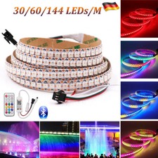 WS2812B 5V 5050 1-5m RGB LED Streifen Strip Lichtleiste Individuell Adressierbar