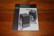 BOSE 501 Series II Manual Bedienungsanleitung