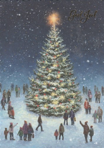 Weihnachts-Ansichtskarte