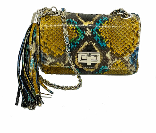 Echte python leder tasche aus - echte,