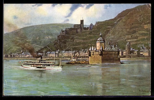 Künstler hoffmann - künstler-ak, h.