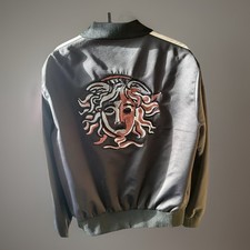 Originale Versace Bomberjacke gr.s mit medusa. Luxuriöse Freizeit Jacke 