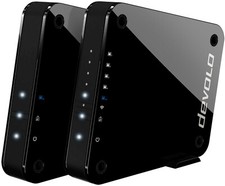 Devolo GigaGate WLAN Starter Kit Highspeed WLAN Bridge Schwarz